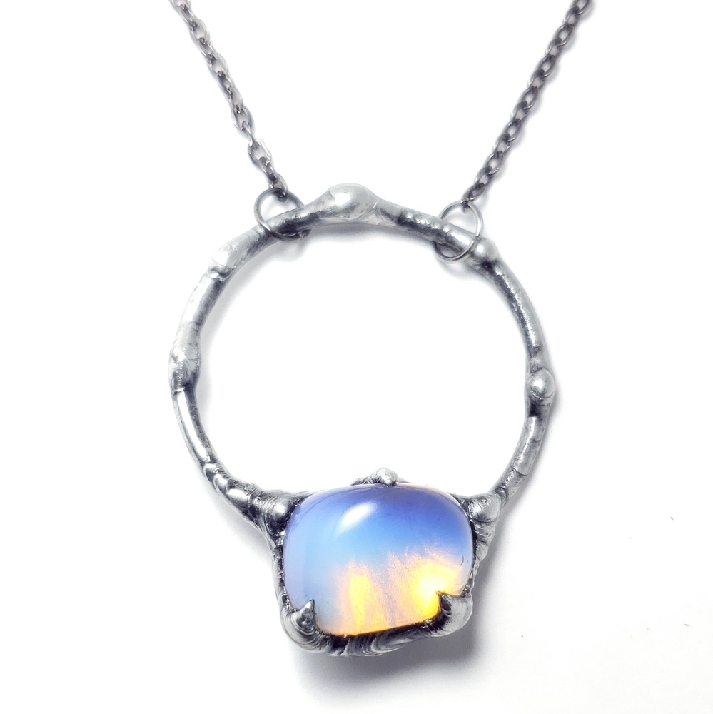 Opalite crystal necklace